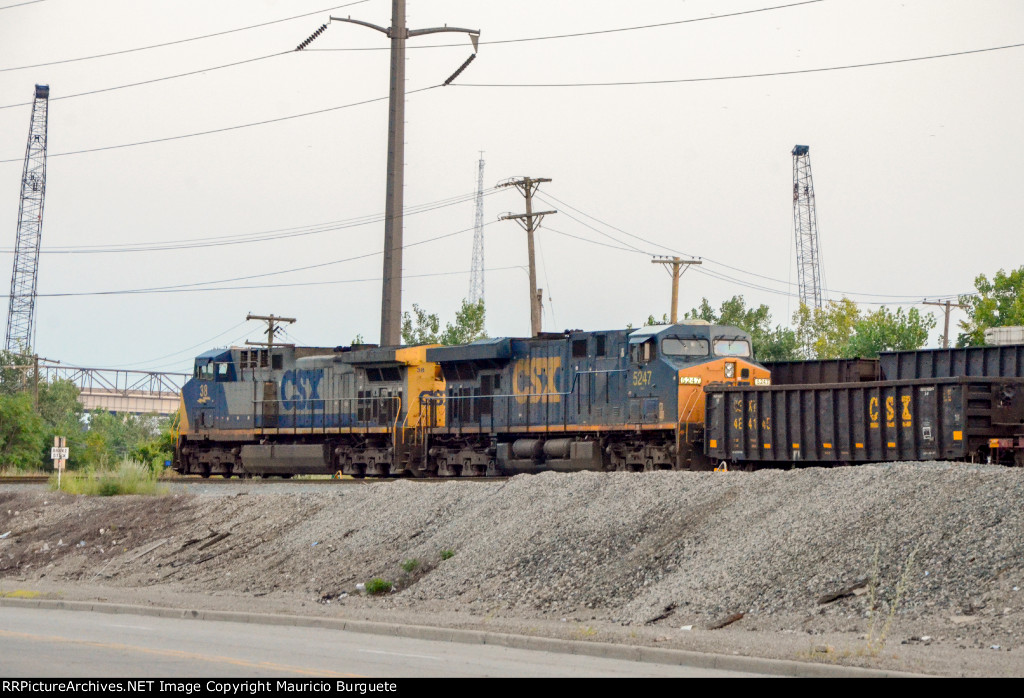 CSX Locomotives in the Yard